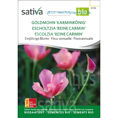 Kaliforniai mák rózsaszín  - Eschscholzia californica Poppy Karminkönig