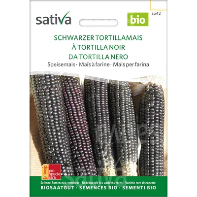 Fekete tortillakukorica - Zea mays Nero Spinoso